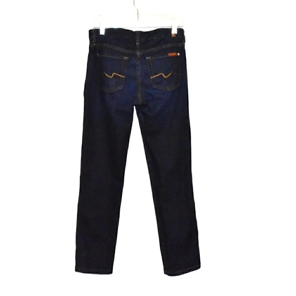 7 For all Mankind Kimmie Straight Leg Mid Rise Denim Jeans
